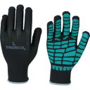 【トラスコ TRUSCO】トラスコ THG134GN-S すべり止め天然ゴム手袋 グリーン S TRUSCO