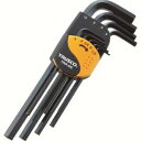 【トラスコ TRUSCO】トラスコ 六角棒レンチセット 標準タイプ 9本組 TRR-9S