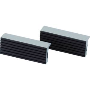 【トラスコ TRUSCO】トラスコ アルミ製口金 ゴム表面 100mm TVRK-100