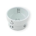 【猫壱 neco ichi】猫壱 ハッピーダイニング 脚付ウォーターボウル 猫柄 シリコン付き