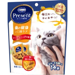 【日本ペットフード】コンボ プレゼント キャット おやつ 歯の健康と口臭ケア 42g 猫 おやつ 日本ペットフード