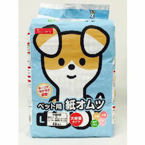 【ペットライブラリー】ペットライブラリー イヌネル inuneru 紙オムツ L 48枚 犬 おむつのサムネイル