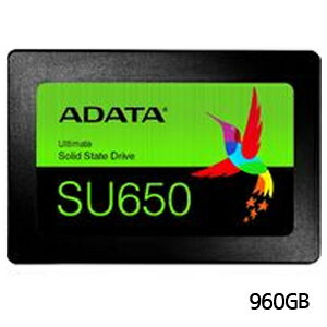 【エイデータ ADATA】SSD 960GB ASU650SS-960GT-R 960GB SSD Ultimate SU650 2.5インチ SATA 6G 7mm 3D TLC 【エイデータ ADATA】SSD 960GB ASU650SS-960GT-R 960GB SSD Ultimate SU650 2.5インチ SATA 6G 7mm 3D TLC
