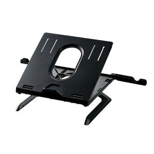 【ELECOM エレコム】エレコム PCA-LTSH8BK ノートPCスタンド 折りたたみノートPCスタンド 8段階 脚付 ..