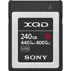 【ソニー SONY】ソニー XQDカード 240GB QD-G240F 保証：初期不良のみ 物的破損の場合保証なし