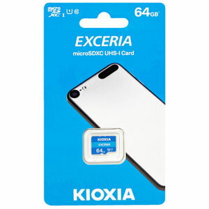 キオクシア マイクロSDXC 64GB LMEX1L064GG4 EXCERIA UHS-I Class10 microsdカード