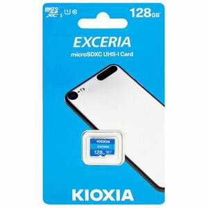 yLINVA Kioxia COpbP[WzLINVA }CNSDXC 128GB LMEX1L128GG4 EXCERIA UHS-I Class10 microsdJ[h