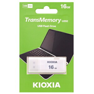 【キオクシア Kioxia 海外パッケージ】キオクシア USBメモリ 16GB LU202W016GG4 USB2.0対応