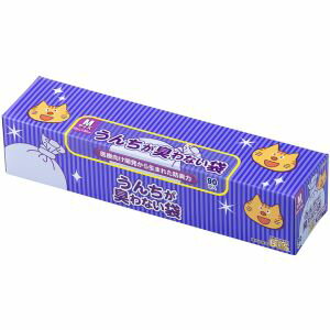 【クリロン化成 KURILON】クリロン化成 うんちが臭わない袋 BOS ネコ用 箱型 Mサイズ 90枚入