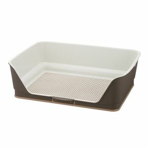 【リッチェル Richell】リッチェル お掃除簡単ステップ壁付トイレ ワイド ダークブラウン