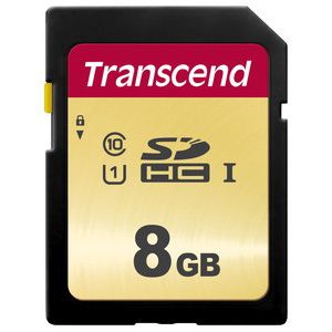 【トランセンド Transcend】トランセンド TS8GSDC500S SDカード 8GB UHS-I U1 MLC Transcend