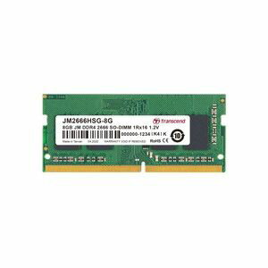 【トランセンド Transcend】トランセンド JM2666HSG-8G ノートPC用メモリ JM DDR4 2666Mhz SO-DIMM 8GB