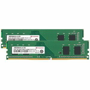 【トランセンド Transcend】トランセンド 16GB KIT JM DDR4 2666Mhz U-DIMM 1Rx16 1Gx16 CL19 1.2V JM2666HLG-16GK