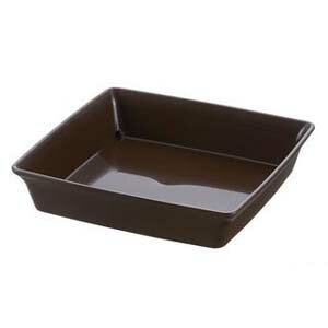 【リッチェル Richell】リッチェル フォーレ スクエアプレート 7号 ダークブラウン