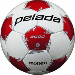 【モルテン Molten】モルテン ペレーダ3000 WH/Mレッド 4号 検定球 サッカーボール F4L3000WR