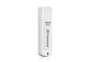 トランセンド USBメモリ 64GB TS64GJF370 USB2.0 ホワイト Transcend