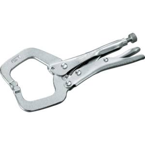 納期:【取寄品 キャンセル不可 出荷:約2−6日 土日祝除く】【ロブテックス LOBTEX】ロブテックス VC150N エビ バイスプライヤ C型 165mm