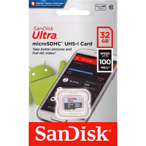 【サンディスク SanDisk 海外パッケージ】サンディスク マイクロSDHC 32GB SDSQUNR-032G-GN3MN Class10 R=100MB/s microsdカード