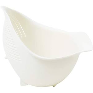 【マーナ MARNA】マーナ トリの水切りボウル M ホワイト K698Wのサムネイル