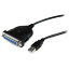 ڥƥåɥåȥ StarTech.comۥƥå ICUSB1284D25 1.8m USB-ѥ(D-Sub 25ԥ) ץѴ֥