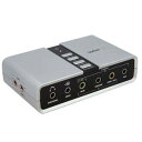 StarTech.com オーディオアダプター/USB-A/SPDIF + 2極□3極ミニ/7.1ch対応(ICUSBAUDIO7D) 目安=△
