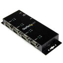 【スターテックドットコム StarTech.com】スターテック ICUSB2324I ウォールマウント型産業用 USB - 4ポートRS232Cシリアル変換ハブ DINレールクリップ付き(2)