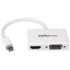 ڥƥåɥåȥ StarTech.comۥƥå MDP2HDVGAW Mini DisplayPort³ȥ٥A/Vץ 2 in 1