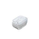 【イノマタ化学】イノマタ化学 楽ちんパック 角型 140ml クリアーホワイト 3個組 1833