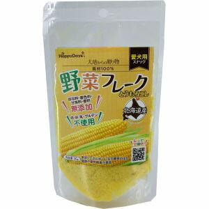 【ペットプロジャパン PetPro】ペットプロ 大地からの贈り物 素材100％野菜フレーク とうもろこし 35g