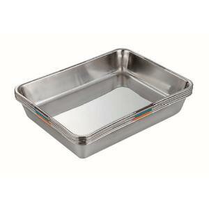 【カンダ】カンダ 18-8 カラー角バット 6枚取 黄