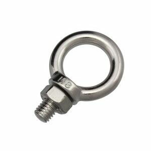 【ハイロジック HILOGIK】ハイロジック 11266 ステンレス アイボルト ナット付 8mm 1個入 00011266-001