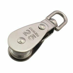 【ハイロジック HILOGIK】ハイロジック 11389 ステンレス 豆ブロック 1車 25mm 1個入 00011389-001