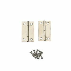 【ハイロジック HILOGIK】ハイロジック 32074 ニッケル細長蝶番 30mm 2枚入 00032074-001