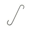 【ハイロジック HILOGIK】ハイロジック EH-262 Sフック 6x300mm 黒クローム 1本入 00095262-001