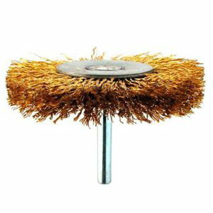 【サンフレックス Sumflex】サンフレックス No.4017 軸付ホイールワイヤーブラシ 75mm径 キンセン Sumflex