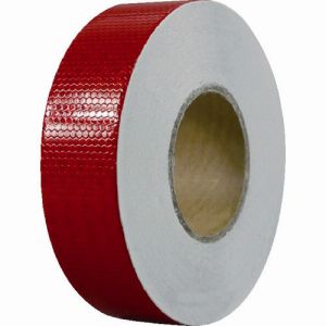 【セーフラン】セーフラン 14354 高輝度反射テープ 赤 幅50mm×50m