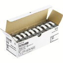 【キングジム KING JIM】キングジム SS12K-10PN テプラ PROテープエコパック 10個入り 白