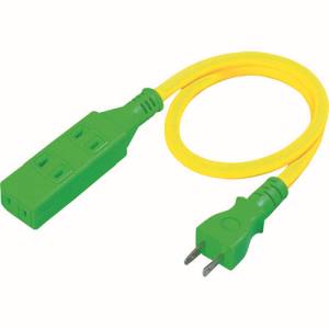 【日動工業 NICHIDO】日動工業 S2-0.5S ショートタップ ストレートタップ ソフト電線0.5m