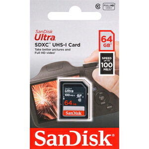 【サンディスク SanDisk 海外パッケージ】サンディスク SDXC 64GB SDSDUNR-064G-GN3IN UHS-I class10 SDカード