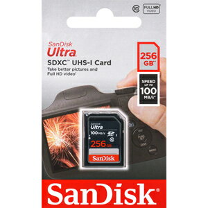 【サンディスク SanDisk 海外パッケージ】サンディスク SDXC 256GB SDSDUNR-256G-GN3IN UHS-I class10 SDカード