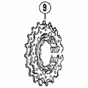 【シマノ SHIMANO】シマノ SHIMANO Y1YZ98040 ギアユニット 17-18T 12-23T用