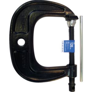 【スーパーツール SUPERTOOL】スーパーツール CC-125 シャコ万力 C型 強力ワイドタイプ 125mm カチオン..