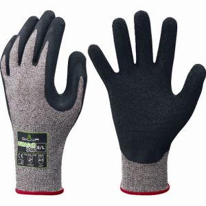 【ショーワグローブ SHOWA】ショーワグローブ 346 耐切創手袋 デュラコイル グレー Sサイズ 346-S