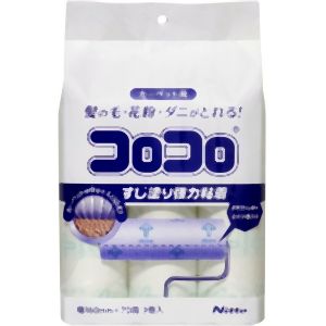 【ニトムズ Nitto】ニトムズ C4346 コロコロスペアテープ強力すじ70周3巻