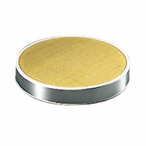 【江部松商事 EB】EBM ゴム付ステン枠 裏漉替アミ 真鍮張 細目 36cm 江部松商事