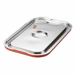 【江部松商事 EBM】EBM 18-8 ガストロノームパン用 シリコン付カバー 1/2 江部松商事