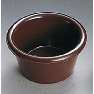 【江部松商事 EBM】EBM ジェスナーラメキン プレーン メラミン 0394 ブラウン 4oz 江部松商事