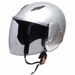 【パルスター PALSTAR】パルスター ファミリージェットヘルメット シルバー PS-FJ001