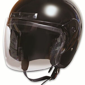 【パルスター PALSTAR】ジェットヘルメット オープンフェイスヘルメット ブラック PS-OF001