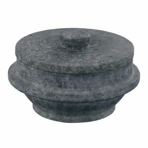 【江部松商事 EB】EBM 長水 遠赤 石焼釜 石蓋付 補強リング無 20cm 江部松商事